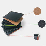 Men Wallet Short Skin Wallets Purses PU Leather Money Clips