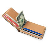 Men Wallet Short Skin Wallets Purses PU Leather Money Clips