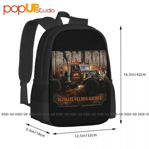 Welderup Garage Hot Rod Car Iron Rod Backpack