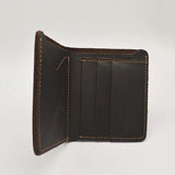 Short Retro Men's Leather Wallet Genuine Leather High Quality