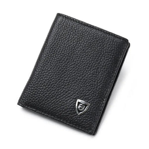 Cowhide Leather Wallets for Men Short Wallet Portefeuille Homme