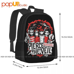 Pierce The Veil Mis Adventure Tour Backpack Large Capacity