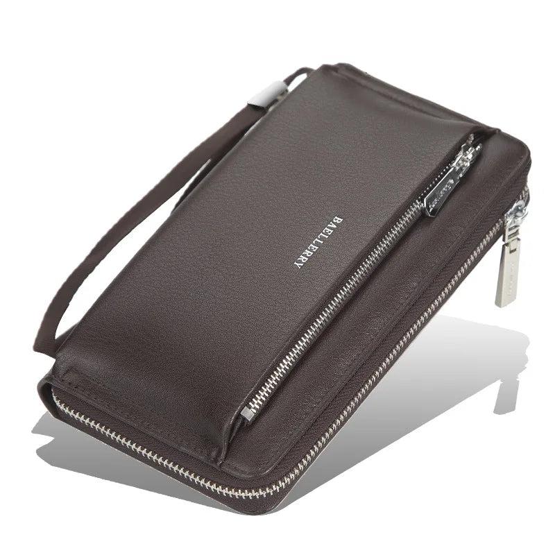 Men's Long Wallet Zipper Clutch Large Capacity Handbag