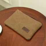 Canvas Men clutch bag Business Wallet Casual Purse Small Travel bags