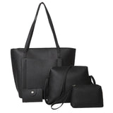 Retro PU Leather Handle Bag Women Shoulder Totes Clutch