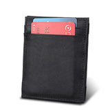 Leather Mini Short Magic Wallets Cardholder