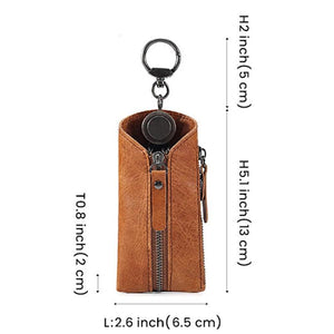 Men's Leather Key Bag Anti-Loss Multi-Functional Storage Bag