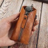 Men's Leather Key Bag Anti-Loss Multi-Functional Storage Bag