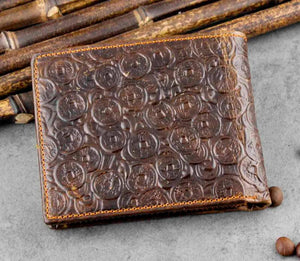 Vintage Cow Leather Wallets for Men High Quality