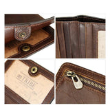 Men's Short Clutch Matte Wallet Small Purse