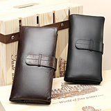Men's Real Leather Long Wallet Soft Thick Skin