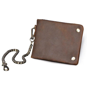 Men's Vintage Leather Travel Organizer Wallet 1003