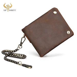 Men's Vintage Leather Travel Organizer Wallet 1003