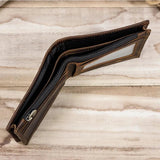 RFID Blocking Slim Men Wallet with ID Window