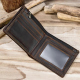 RFID Blocking Slim Men Wallet with ID Window