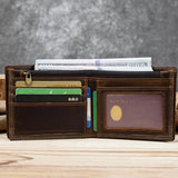 RFID Blocking Slim Men Wallet with ID Window