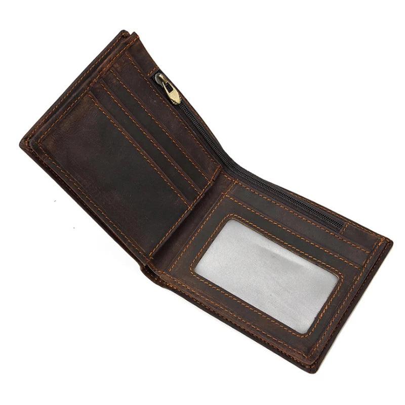 RFID Blocking Slim Men Wallet with ID Window