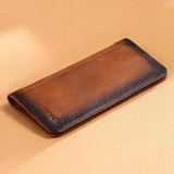 RFID Secure Cash Bussiness Long Wallet for Men