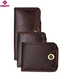 Cowboy Style Men's Wallet Retro High Capacity Genuine Leather Purse