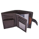 Real Leather Mens Wallet Short Purses Portefeuille Homme