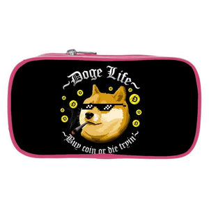 Dogecoin Long Wallet Monokuma Pencil Bag Makeup Bag