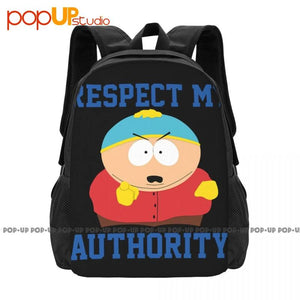 Respect My Authority Cartman Backpack Large Capacity Sports Bag
