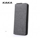 Men's Clutch Wallet Money Clip Large Capacity Phone Bag