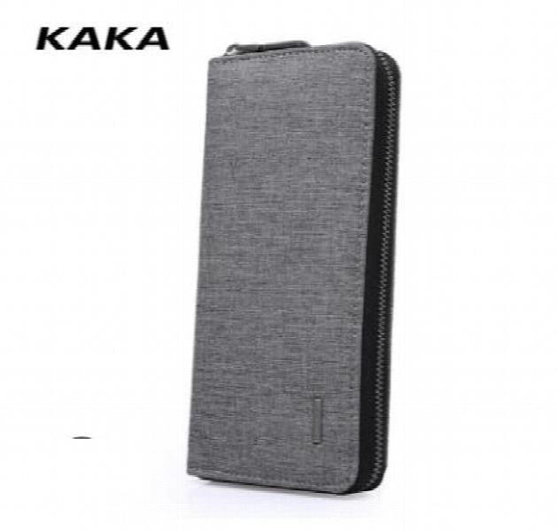 Men's Clutch Wallet Money Clip Large Capacity Phone Bag