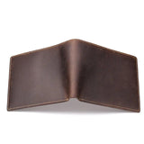 Crazy Horse Leather Men's Wallet Short Wallet