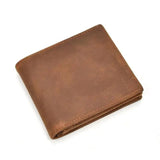 Men's Crazy Horse Leather Photo Wallet