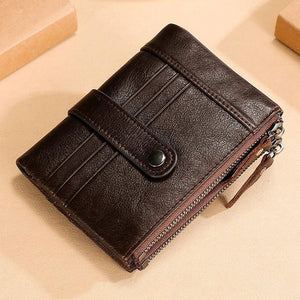 RFID Anti-Theft Leather Wallet for Men