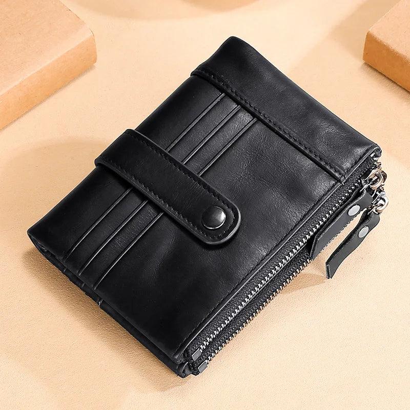RFID Anti-Theft Leather Wallet for Men