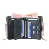 Short Male Clutch Leather Wallet Mens Money Bag Carteira Wallet