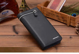Men's Leather Zipper Wallet