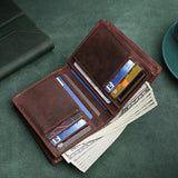 Vintage Italian Leather Wallet for Men