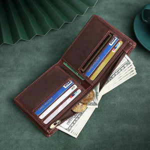 Vintage Italian Leather Wallet for Men