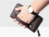 Badenroo Leather Men Wallets Purse Casual Clutch Coins Wallet Mobile Phone bag