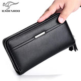 Badenroo Leather Men Wallets Purse Casual Clutch Coins Wallet Mobile Phone bag