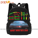 Knight Rider Kitt Dashboard Backpack Large Capacity School Style Sports Bag