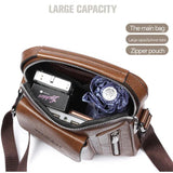 Men's Anti-theft Crossbody Bag Waterproof Handbag Short Trip Pack