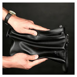 YUES Kangaroo Men's High Cap. Wallet PU Leather Phone Clutch Bag