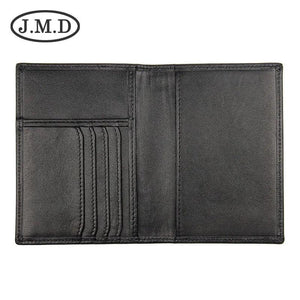 RFID Leather Passport Travel Bag Anti-Theft Wallet