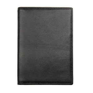 RFID Leather Passport Travel Bag Anti-Theft Wallet