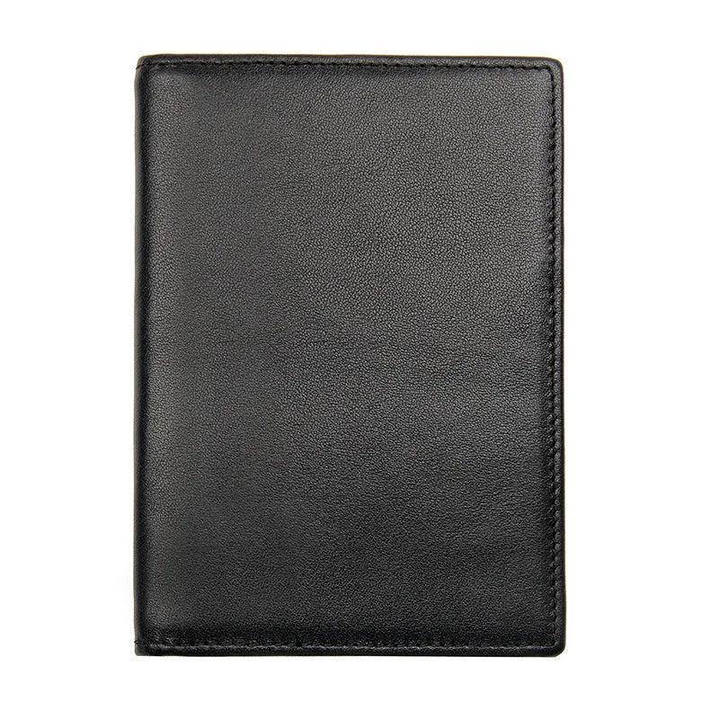 RFID Leather Passport Travel Bag Anti-Theft Wallet