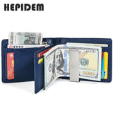 RFID Blocking Leather Slim Wallet for Men
