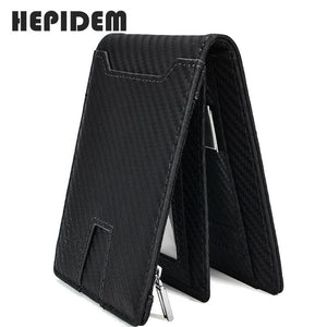 RFID Blocking Leather Slim Wallet for Men