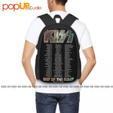 Kiss End Of The Road Tour Preorder Backpack - Large Capacity Vintage Style
