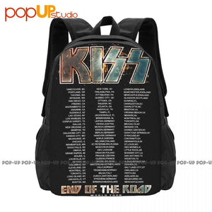 Kiss End Of The Road Tour Preorder Backpack - Large Capacity Vintage Style