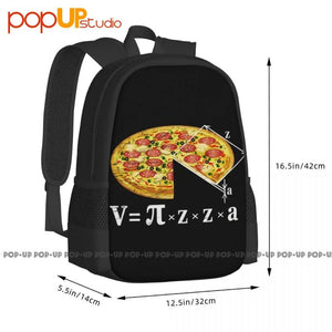 Pizza I Fun Geek Nerd Backpack Large Capacity Style