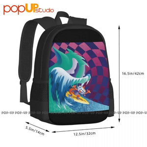 Psychedelic Rock It'S Working Backpack Large Capacity